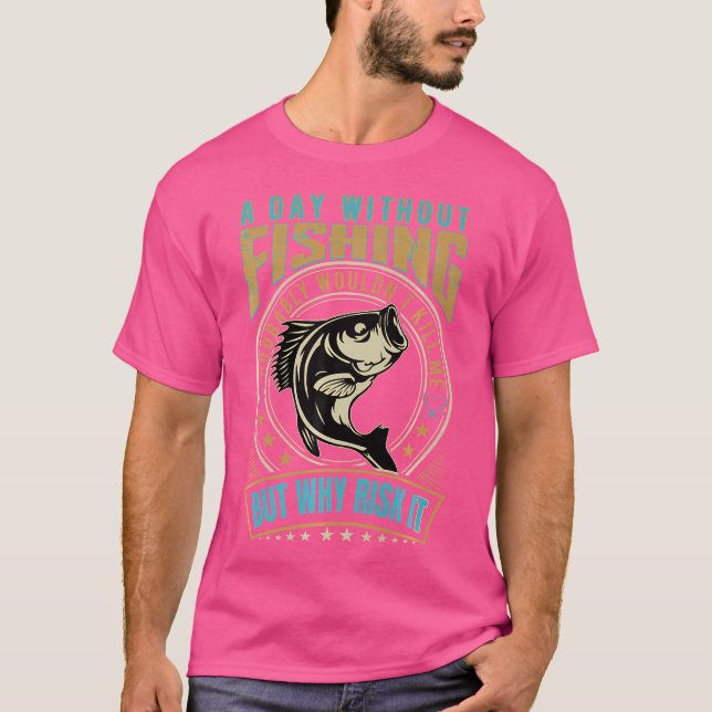 Camiseta Fisherman, Budista De Pesca De Vuelo De Papi, Cita (Anverso)