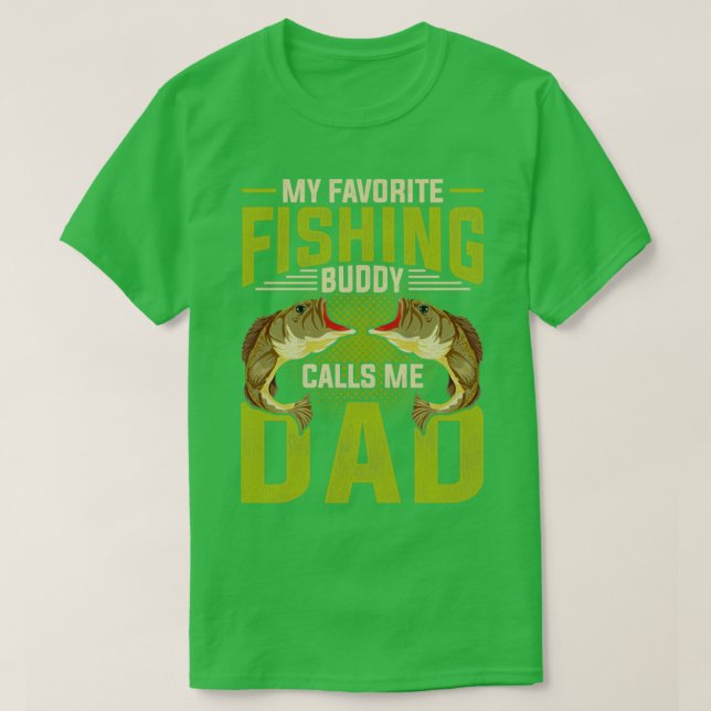Camiseta Fisherman Dad Angle Fish Fathers Day Funny Fishing (Diseño del anverso)