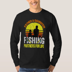 Camiseta Fisherman Dad Y Daughter Fishing Partners Para Li