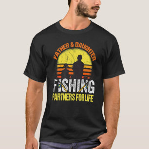 Camiseta Fisherman Dad Y Daughter Fishing Partners Para Li