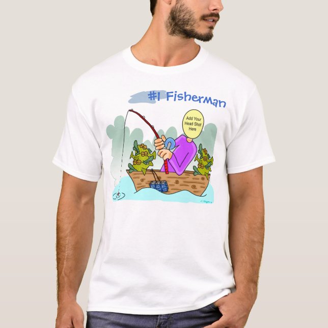 Camiseta Fisherman Funny Personalizado (Anverso)
