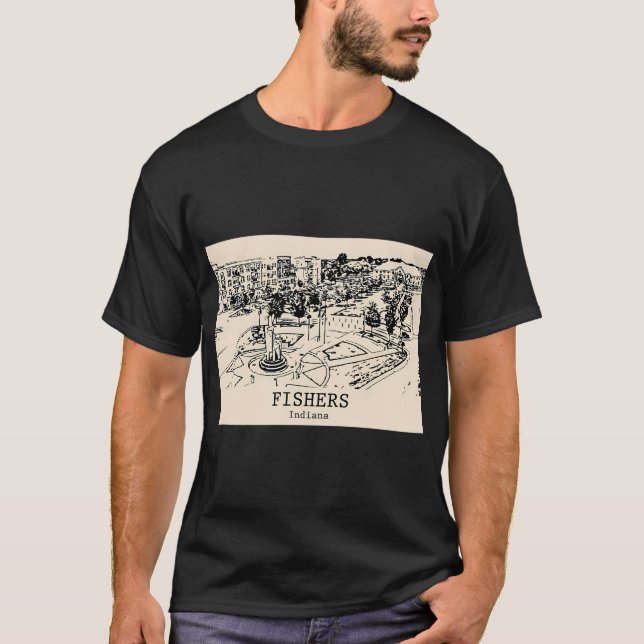 Camiseta Fishers - Indiana (Anverso)