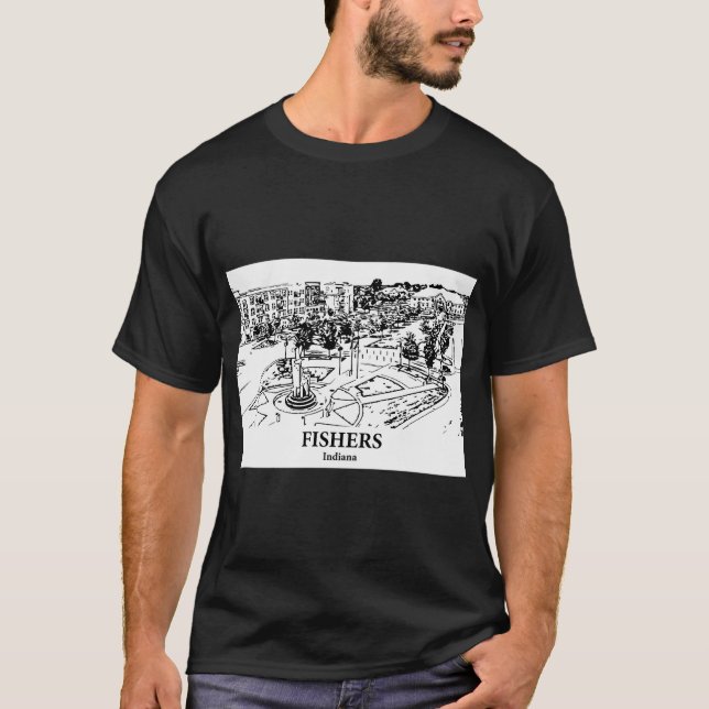 Camiseta Fishers - Indiana (Anverso)