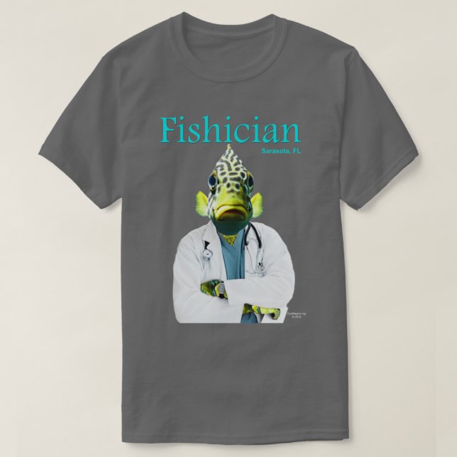 Camiseta Fishician 3 (Diseño del anverso)