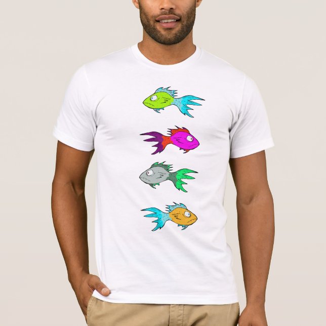 Camiseta Fishies de neón (Anverso)