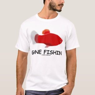 Camiseta Fishin ido (maculatus de Xiphophorus)