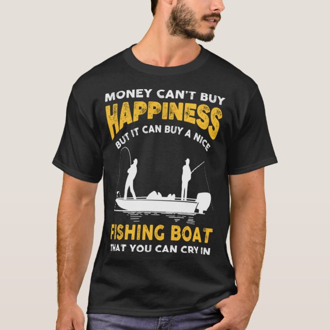 Camiseta Fishing Boat Joke Saying For Bass Fisherman Dad (Anverso)