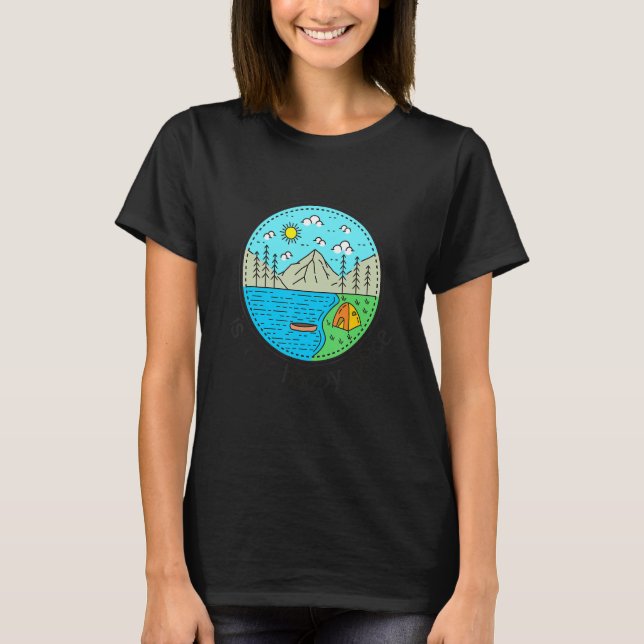 Camiseta Fishing Boating Camping  My Happy Place Lake Powel (Anverso)