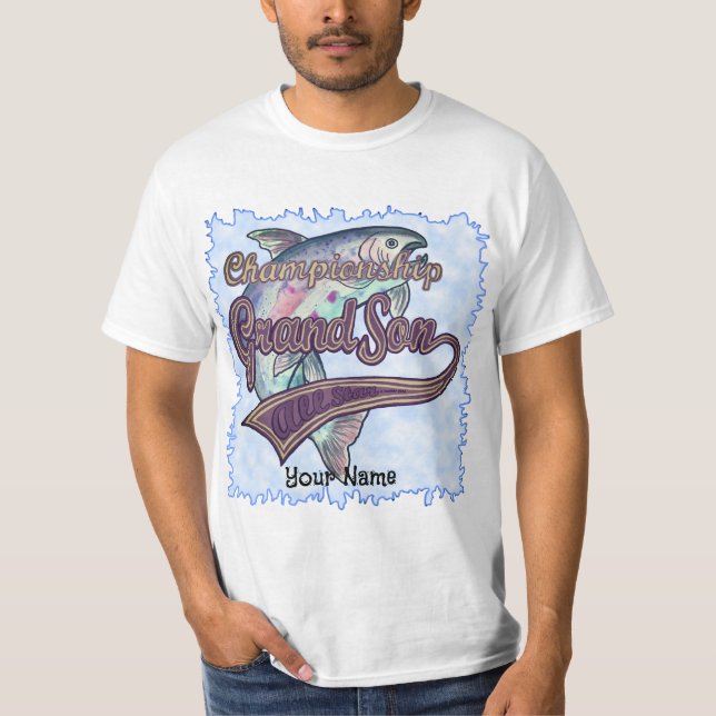 Camiseta Fishing Champion Grandson  (Anverso)