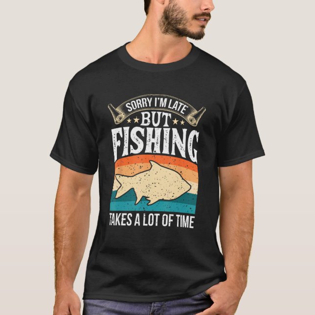 Camiseta Fishing Dad  Fathers Day for Men (Anverso)
