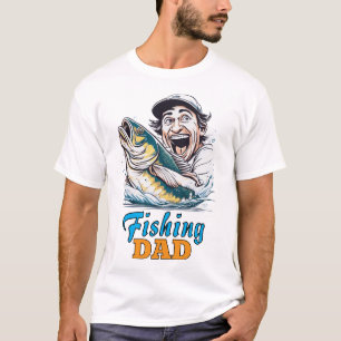 Camiseta Fishing Dad Happy Father's Day