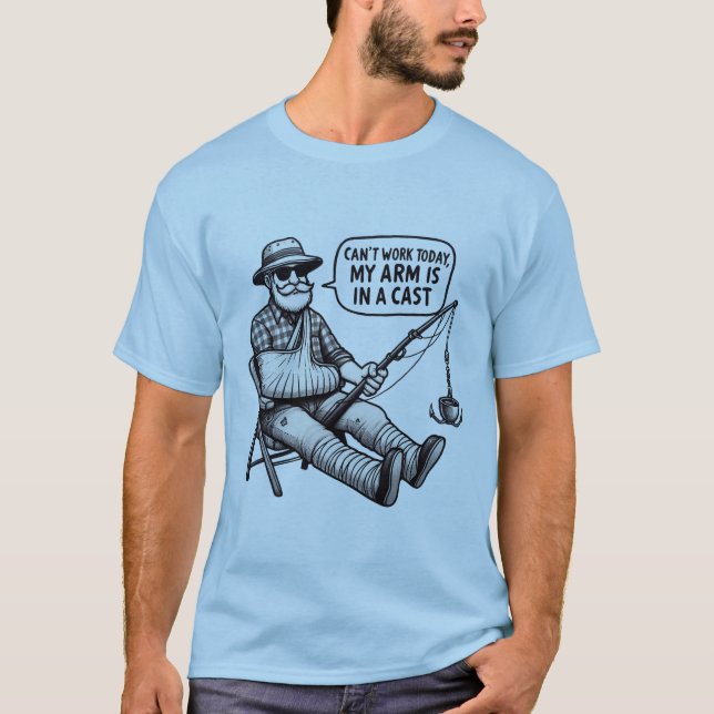 Camiseta Fishing Excuse: My Arm’s in a Cast Shirt (Anverso)
