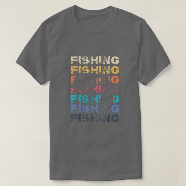 Camiseta Fishing Fisher Fisherman Fishing Rod Fish Hook Lov (Diseño del anverso)