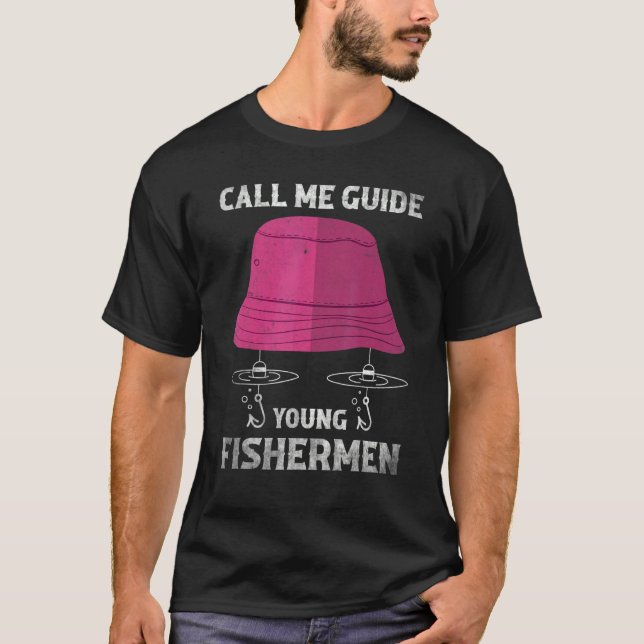 Camiseta Fishing Fisherman call me guide young fishermen (Anverso)