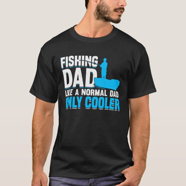 Camiseta Fishing Fisherman Father Fisher Dad Fish  2 (Anverso)