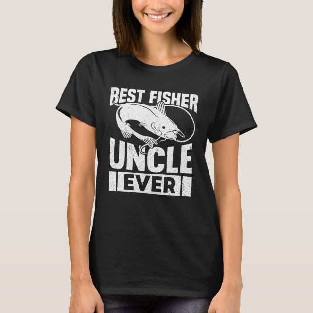 Camiseta Fishing Fisherman Uncle Fisher Fish (Anverso)