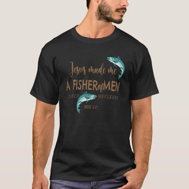 Camiseta Fishing For Christ Fisher Of Men (Anverso)