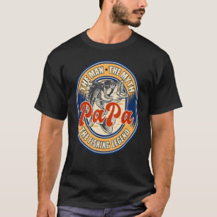 Camiseta Fishing For Papa Father Day Fishing For Fisherman