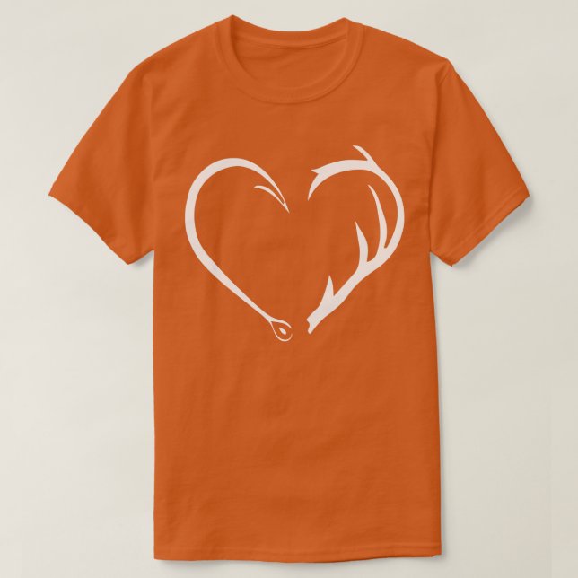 Camiseta Fishing Hook Shed Hunter Antler (Diseño del anverso)