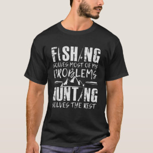 Camiseta Fishing Hunting Fisher Catching Fish Hunter Fisher