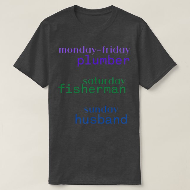 Camiseta Fishing is my life  (Diseño del anverso)
