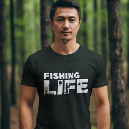 Camiseta Fishing Life Funny Fishing