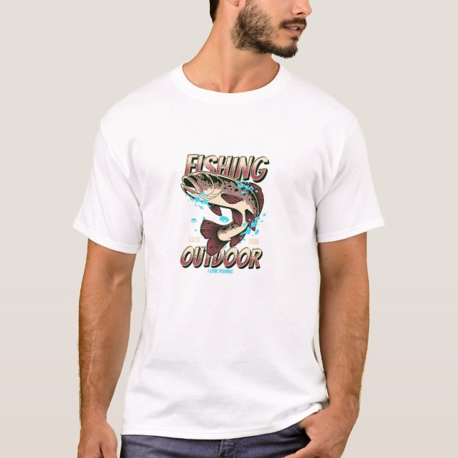 Camiseta fishing outdoor (Anverso)