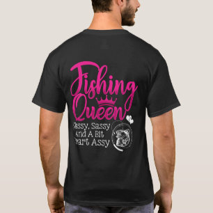 Camiseta FIshing Queen CLassy Sassy un poco Smart Assy Fish