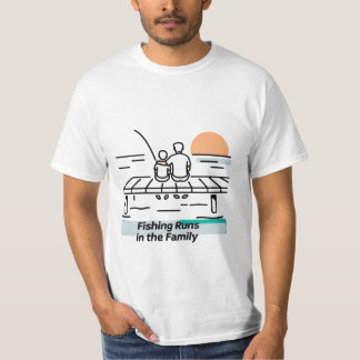 Camiseta Fishing Runs in the Family – Dad & Son
