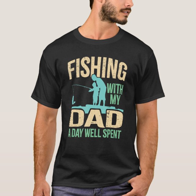 Camiseta Fishing With Dad  Sons & Daughters Fish Team Angle (Anverso)
