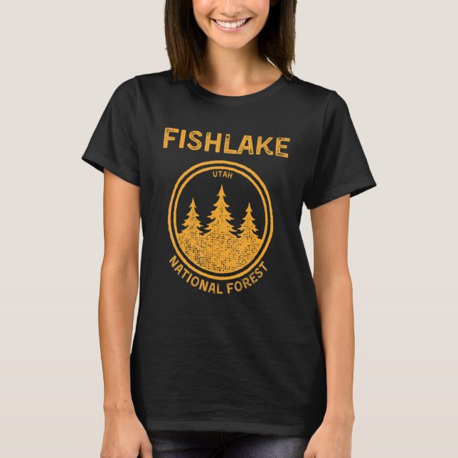 Camiseta Fishlake Utah National Forest (Anverso)