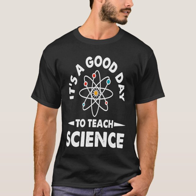 Camiseta Física científica nerviosa es un buen día para ens (Anverso)