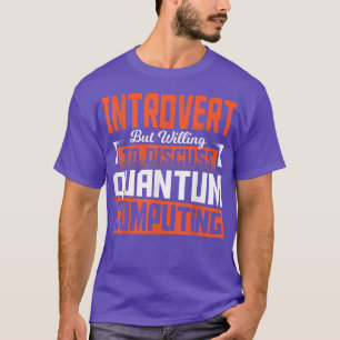 Camiseta Física cuántica Ciencia de la computación matemáti