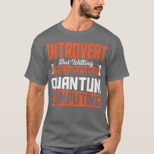Camiseta Física cuántica Ciencia de la computación matemáti