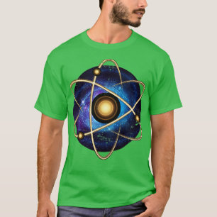 Camiseta Física cuántica universal de átomo