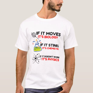 Camiseta FÍSICA DE LA QUÍMICA DE LA BIOLOGÍA DE LA Ciencia