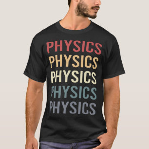 Camiseta Física de Texto Retro