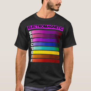 Camiseta Física del espectro electromagnético de las mujere