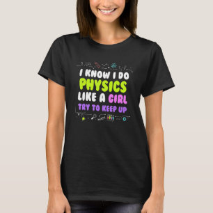 Camiseta Física Guay Para Mujeres Chicas Mecánica Cuántica 