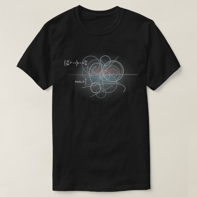 Camiseta Física Mecánica Quantum Profesor I Médico (Diseño del anverso)