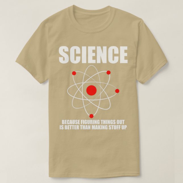 Camiseta Física química del átomo científico (Diseño del anverso)