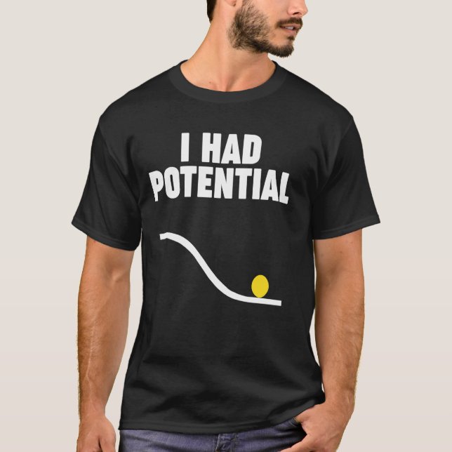 Camiseta Física TENÍA POTENCIAL (Anverso)