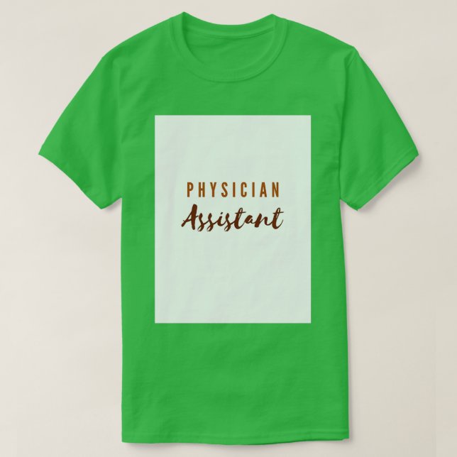 Camiseta Físico asisstante (Diseño del anverso)