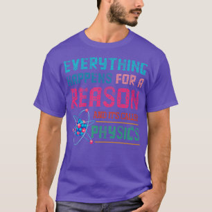 Camiseta Físico científico científico de la ciencia física