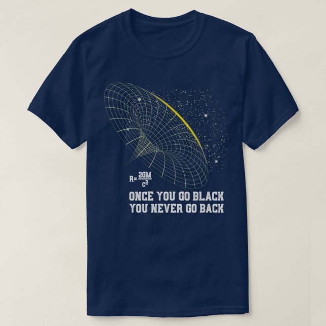 Camiseta Físico de astronomía espacial científico de agujer (Diseño del anverso)