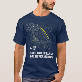 Camiseta Físico de astronomía espacial científico de agujer
