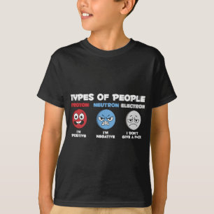 Camiseta Físicos Proton Electron Neutron - Científicos En