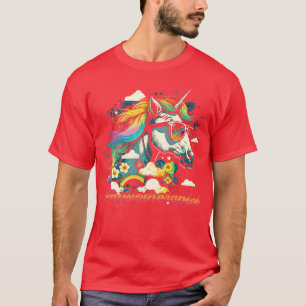 Camiseta Fisioterapeuta de Rainbow Unicorn