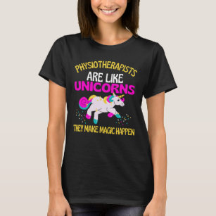 Camiseta Fisioterapeuta Unicorn , Magnífica Fisiología Unic