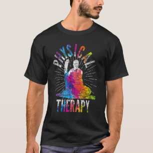 Camiseta Fisioterapia Física Terapia Física Colorida